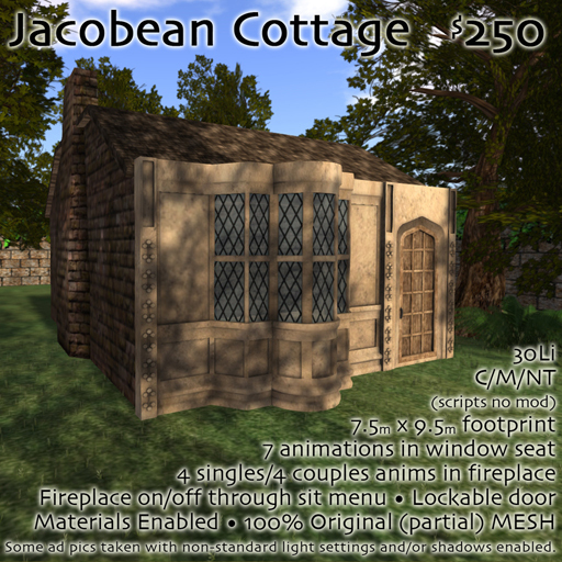 % Jacobean Cottage *Partial MESH*