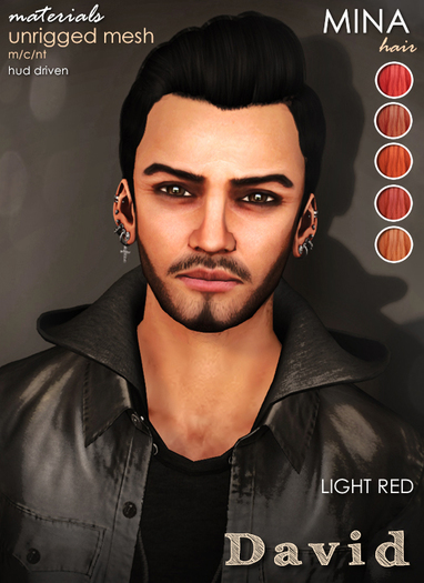 MINA - David - Light red