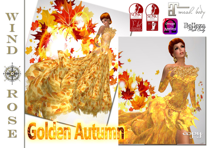 DEMO Golden Autumn outfit sparkle (with appliers)
