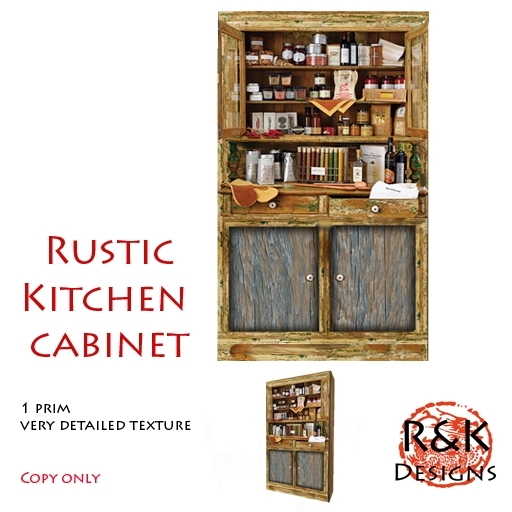 1 prim rustic kitchen cabinet