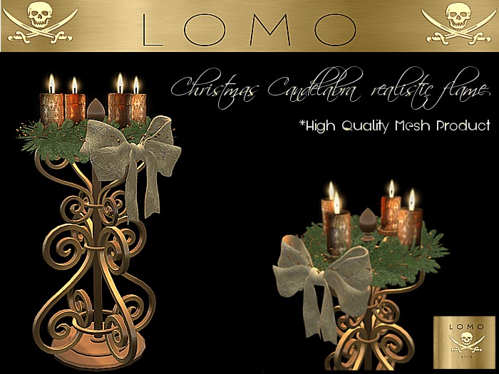 [ IBAN ] MESH CANDLESTICK GOLD STAR Creme bloom