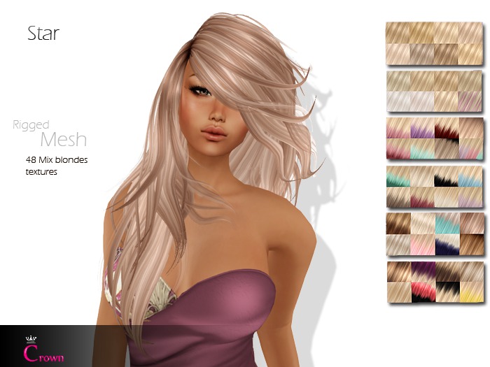 .::Crown::. Long Hair "Jasmin" DEMO V2.0