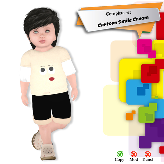 #Little Store# Set Cartoon Smile Cream TOTSIPOP BABY