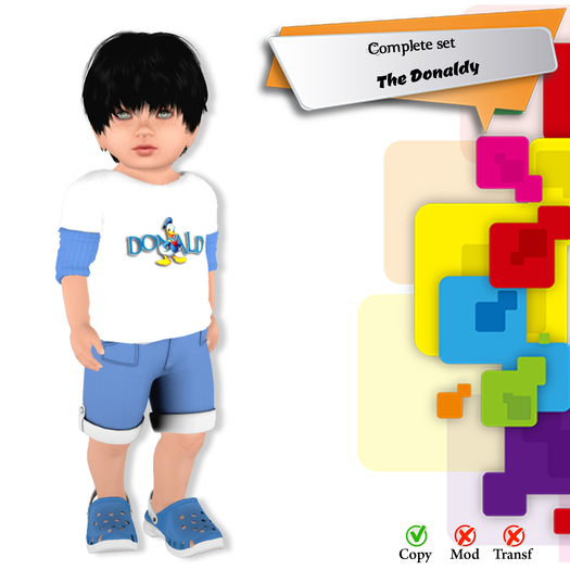 Bag #Little Store# Set Donaldy TOTSIPOP BABY