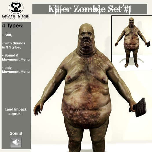 SaCaYa - Killer Zombie Set #1