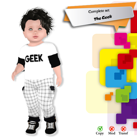 Bag #Little Store# Set The Geek TOTSIPOP BABY