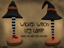 Halloween Wicked Witch Leg Lamp (touch on/off)