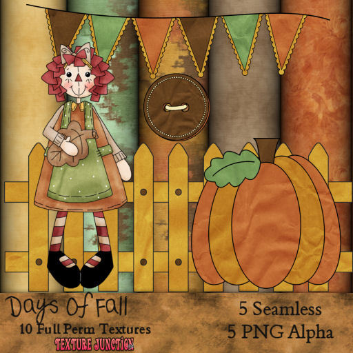~TJ~  Days of Fall Autumn Texture Set