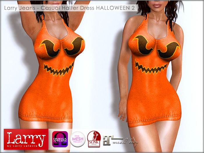 LARRY JEANS - Casual Halter Dress HALLOWEEN 2