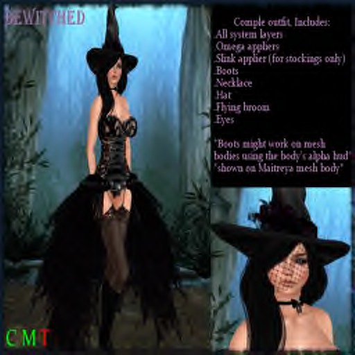 Bewitched -complete outfit w/ Omega appliers