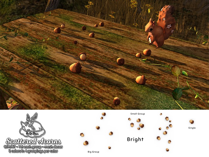 +Half-Deer+ Scattered Acorns [Bright Set]