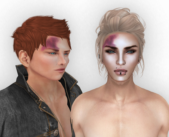 Tintable Forehead Bruise Right