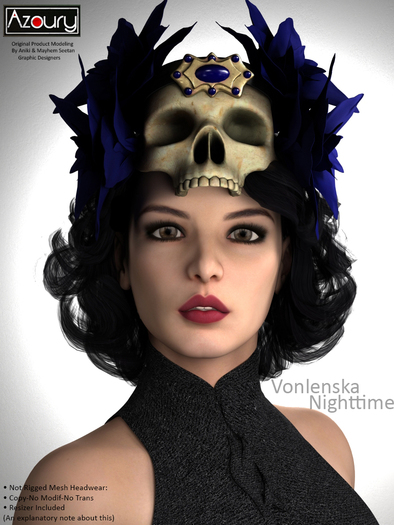 AZOURY - Vonlenska Headwear (Nighttime)