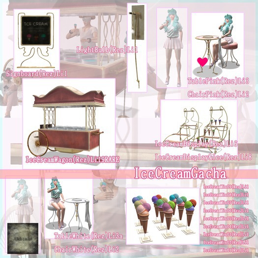 *A*IceCreamGacha IceCreamWagon(Rez)Li19RARE