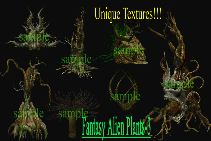 1 BOX Fantasy-Alien Plants set3