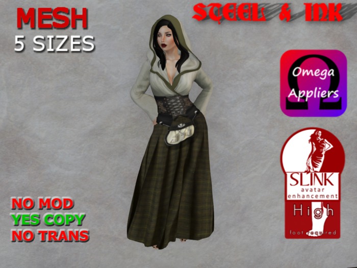 Steel & Ink Highland Lass
