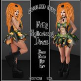 Souled Out  Halloweeny Frilly Dress Pretty Punkin