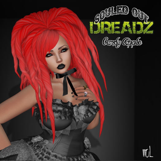 Souled Out  DREADZ Top head fall Candy Apple