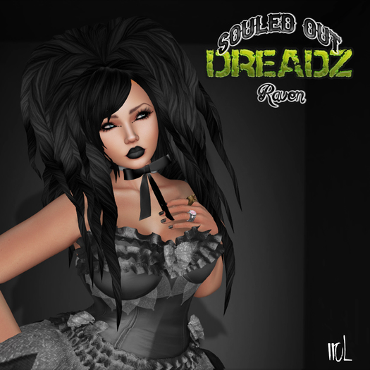 Souled Out  DREADZ Top head fall Raven