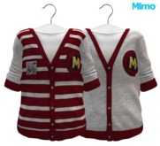 {Mimo} Cardigan Little Boy Set Red