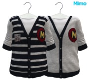 {Mimo} Cardigan Little Boy Set Blue