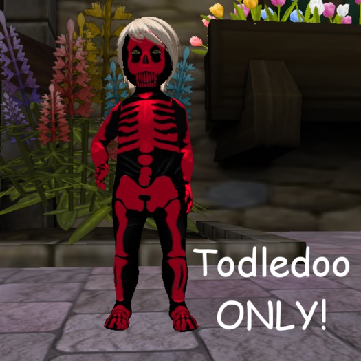 Mollycoddle: Toddleedoo Halloween Skeleton