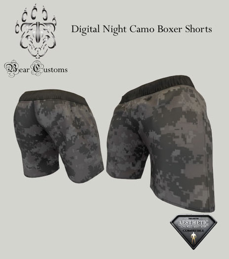Digital Night Camo Boxer Short
