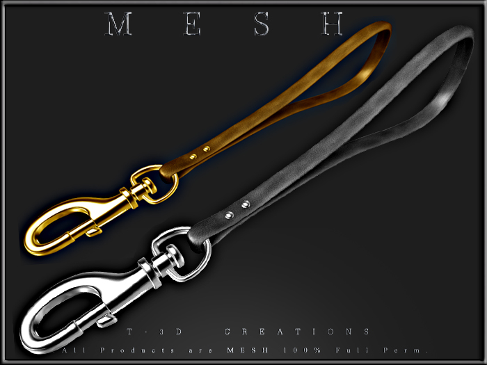 T-3D Creations [ Handle with a D ring ]  Micro and Regular MESH - Full Perm -