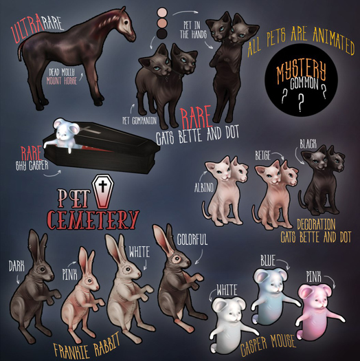 Fawny - Pet Cemetery.Shy Casper - RARE