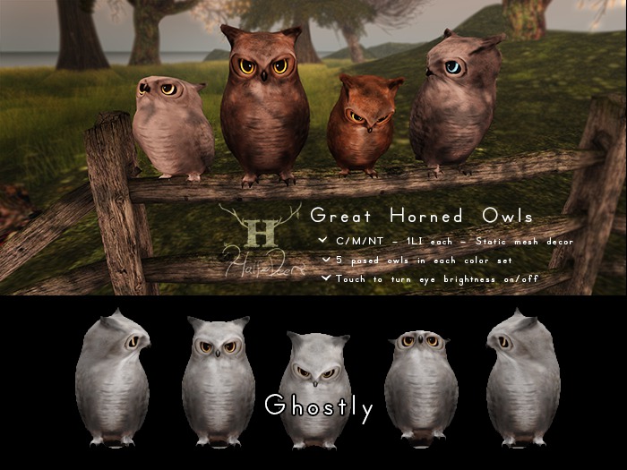 +Half-Deer+ Great Horned Owl [Tundra]