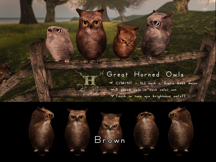 +Half-Deer+ Great Horned Owl [Tundra]