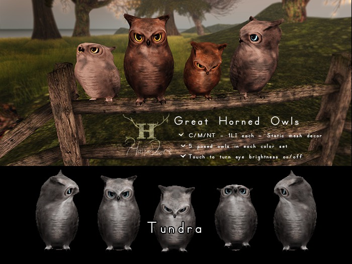 +Half-Deer+ Great Horned Owl [Tundra]