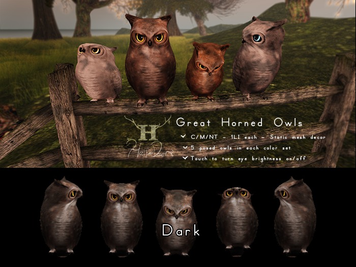 +Half-Deer+ Great Horned Owl [Tundra]