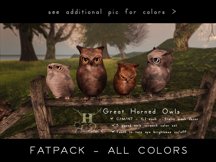 +Half-Deer+ Great Horned Owl [Tundra]
