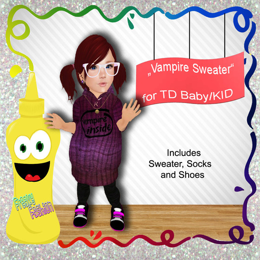 Second Life Marketplace *FF* Vampire Sweater