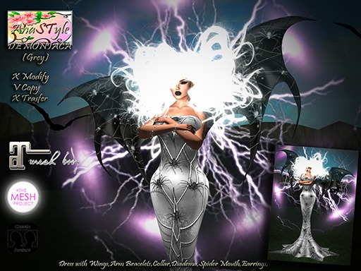 AnaSTyle - Demoniaca Grey (WEAR)*