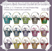 Full Perm MESH Snowball Bucket kit for builders