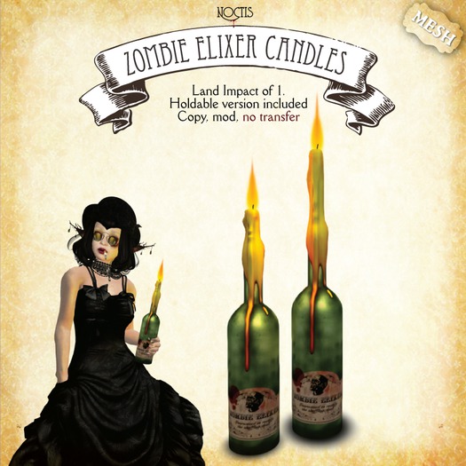 [noctis] Zombie Elixir Candles
