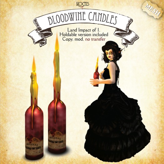[noctis] Bloodwine Candles