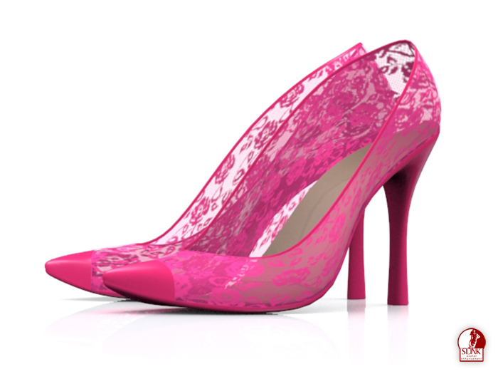 Garbaggio // Lace Pumps - Pink