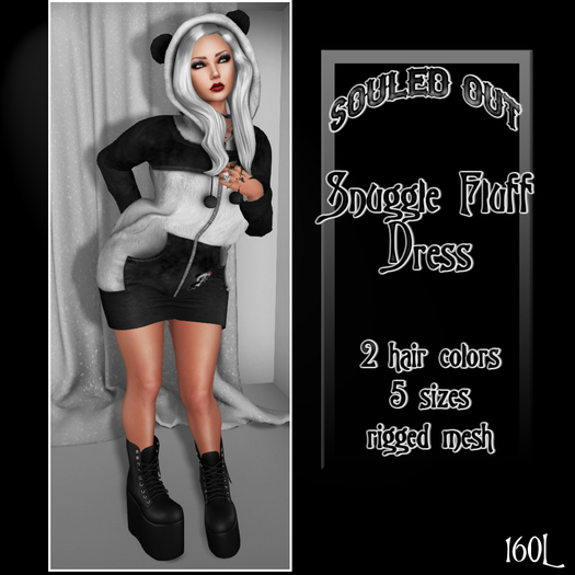 Souled Out Snuggle Fluff Dress Pandy