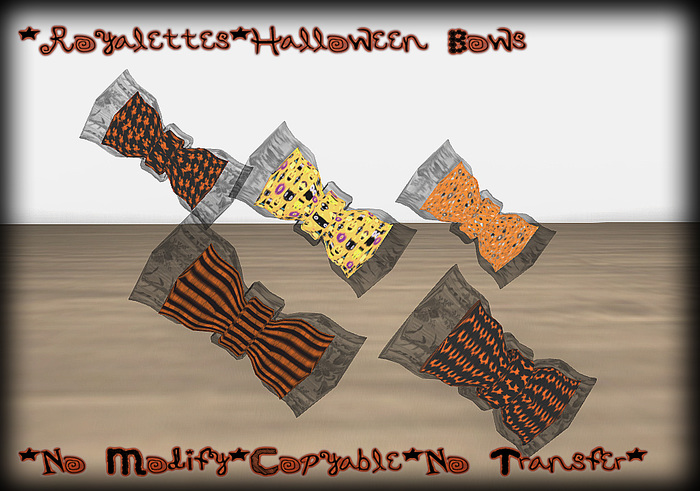 *Royalettes*Cute Halloweens Bows ((Boxed)