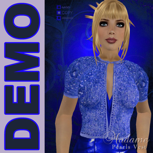 Madame Haute Couture - Pearls Vest, DEMO