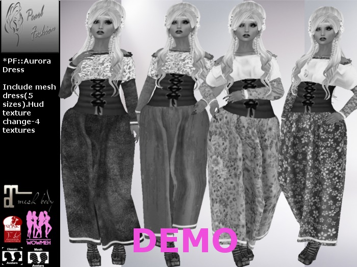 *PF::Aurora Dress-DEMO
