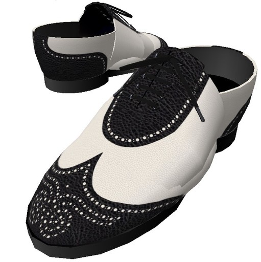 Wingtips Black & White (adjustable)