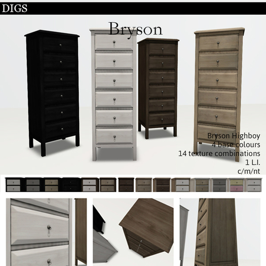 DIGS - Aisling Furniture Set [MESH] (Boxed)
