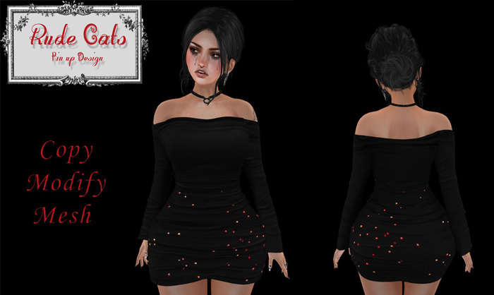 RudeCats - Confetti Dress