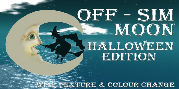 Halloween Off-Sim Moon with Texture/Colour Change (Boxed)