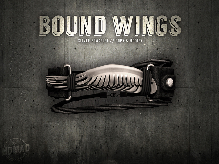 NOMAD // Bound Wings // Copper Bracelet