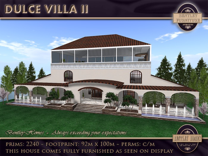 Dulce Villa II + Furniture by Bentley